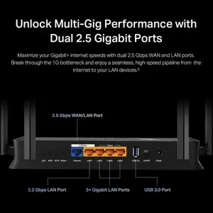 TP-Link Archer BE230 BE3600 Dual‑Band Wi‑Fi 7 Router