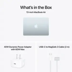 Apple Macbook Air 13" MDHK4 Apple M5 Chip, 24GB Memory, 1TB SSD, 13.6" Liquid Retina Display, mac OS, Sky Blue