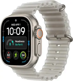 Apple Watch Ultra 4 (GPS + Cellular) 49mm Titanium Case - Natural, Black