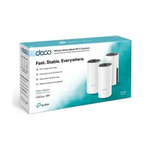 TP-Link Deco M4 AC1200 Whole Home Mesh Wi-Fi System – 3 Pack