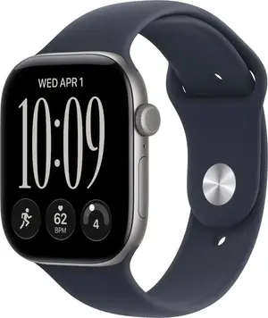 Apple Watch Series 12 (GPS) 46mm Aluminum Case with Sand Sport Band - Dark Bronze, Light Gold, Black, Space Gray