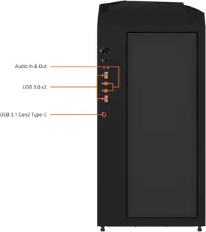 Gigabyte C301 Glass Mid Tower PC Gaming Case