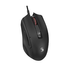 A4Tech Bloody ES8 ESPORTS Gaming Mouse - PixArt Optical Engine - 6000 CPI - Honeycomb Shell - 1000 Hz Report Rate - Dual-Injection Rubber Wheel - Stone Black/Panda White