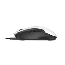A4Tech Bloody ES8 ESPORTS Gaming Mouse - PixArt Optical Engine - 6000 CPI - Honeycomb Shell - 1000 Hz Report Rate - Dual-Injection Rubber Wheel - Stone Black/Panda White