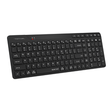 A4Tech Fstyler FBK27C AS Bluetooth & 2.4G Rechargeable Wireless Keyboard - Black/White