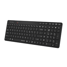 A4Tech Fstyler FBK27C AS Bluetooth & 2.4G Rechargeable Wireless Keyboard - Black/White