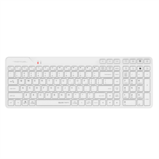 A4Tech Fstyler FBK27C AS Bluetooth & 2.4G Rechargeable Wireless Keyboard - Black/White