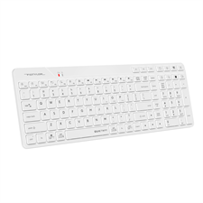 A4Tech Fstyler FBK27C AS Bluetooth & 2.4G Rechargeable Wireless Keyboard - Black/White