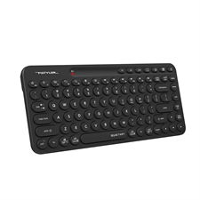 A4Tech Fstyler FBK36C AS Bluetooth & 2.4G Rechargeable Keyboard - Quiet Key Keyboard - Anti-Sleep Setting Mode - USB Type-C Rechargeable
