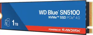 WD Blue SN5100 1TB Gen4 NVMe M.2 SSD