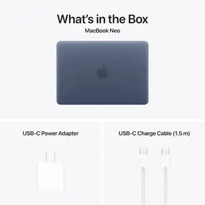 Apple Macbook Neo 13" MHFG4 Apple A18 Pro Chip, 6 core CPU & 5 core GPU, 8GB Memory, 512GB SSD, 13" Liquid Retina display, mac OS, Indigo