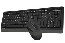 A4tech Fstyler FG1010S Wireless Keyboard & Silent Click Mouse Set - Grey/White