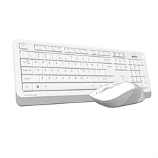 A4tech Fstyler FG1010S Wireless Keyboard & Silent Click Mouse Set - Grey/White