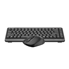 A4tech Fstyler FGS1110Q 2.4G Quiet Key Wireless Keyboard and Silent Click Mouse - Grey