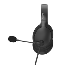 A4Tech Fstyler FH280U Conference Over-Ear Foldable Headphone - DSP Stereo Sound - Noise Cancelling - Soft Leather Ear Pads - USB - Black