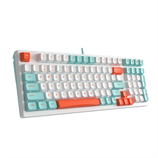 A4Tech Fstyler FS300 Hot-Swappable Mechanical Keyboard -  Panda Rock Climbing/Panda Snorkeling