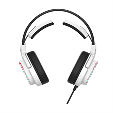 A4Tech Bloody G565 Virtual 7.1 Surround Sound RGB USB Gaming Headphone - Energy White - Compatible with PC, Laptop, PS4, PS5