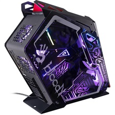 A4tech Bloody GH-30 Rogue Mid Tower Gaming Case Tempered Glass Panels 5 RGB Fans Front I/O USB 3.0 