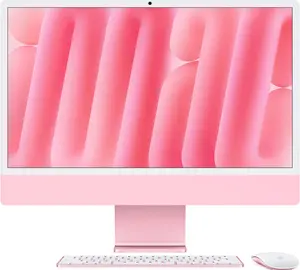 Apple iMac 24 MWV43 Apple M4 Chip, 16GB Memory, 256GB SSD, 24" Retina Display, macOS, Pink
