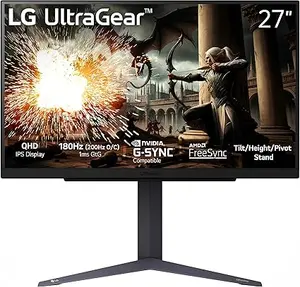 LG 27GS75Q-B UltraGear 27" 180Hz IPS Gaming Monitor