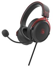 A4tech Bloody M590i 7.1 Virtual Surround Sound Gaming Headphones (Sports Red) - Compatible with PC, Mobile, Switch, PS5, PS4, Xbox Series X|S, Xbox One