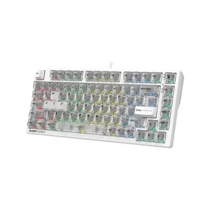 Bloody MS76 Magnetic Switch Gaming Keyboard - Bloody MS Magnetic Hall-Effect Switch - Stealth Quiet Typing - 4 WASD Gaming PBT Keycaps