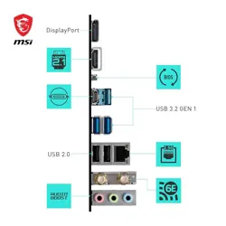 MSI B650M GAMING WIFI Micro-ATX Motherboard