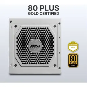 MSI MAG A850GL PCIe5 850W 80 PLUS Gold Fully Modular Power Supply — White