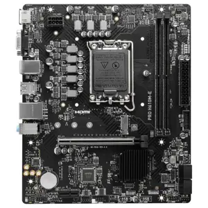 MSI PRO H610M-E DDR5 LGA1700 Micro-ATX Motherboard