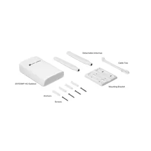 TP-Link Omada ER703WP-4G Outdoor 4G+ Cat6 Ax3000 Wi-Fi 6 Indoor / Outdoor Gateway