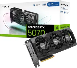 PNY GeForce RTX 5070 OC 12GB GDDR7 Graphics Card