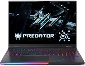 Acer Predator Helios 16 AI PH16-73-95Q8 Gaming Laptop Intel Core Ultra 9 275HX, 64GB DDR5, 2TB SSD, NVIDIA RTX 5090 24GB Graphics, 16" WQXGA OLED 240Hz, Windows 11 Home, Black, 2 Year Acer Official Local Warranty