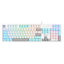 A4tech Bloody S510R Mechanical Switch RGB USB Gaming Keyboard - Icy White (Red Switch)