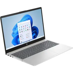 HP 15-FD0154WM Laptop 13th Gen Core i5-1334U, 8GB DDR4, 512GB SSD, Intel Iris Xe Graphics, 15.6" FHD Touch Screen, Windows 11 Home, Silver