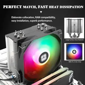 Thermalright Burst Assassin 120 SE ARGB CPU Cooler - Black