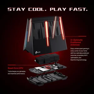 TP‑Link Archer GXE75 AXE5400 Tri‑Band Wi‑Fi 6E Gaming Router