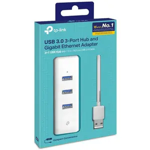 TP-Link UE330 USB 3.0 3-Port Hub & Gigabit Ethernet Adapter