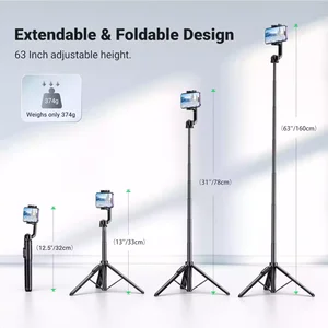 UGREEN LP586 Selfie Stick Tripod Stand With Bluetooth Remote, 15062 