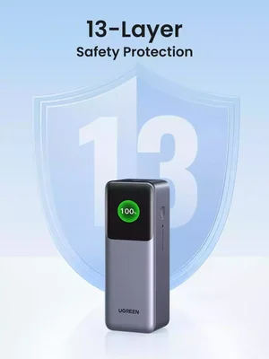 Ugreen Nexode 25000mAh 200W Smart Display Power Bank, 35525B 