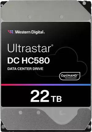 Western Digital Ultrastar DC HC580 22TB 3.5" Enterprise Hard Drive