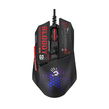 A4Tech Bloody W60 Max Mini LightWeight 12,000 CPI RGB Ultra Core Activated Gaming Mouse (HoneyComb 🐝) 