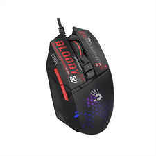 A4Tech Bloody W60 Max Mini LightWeight 12,000 CPI RGB Ultra Core Activated Gaming Mouse (HoneyComb 🐝) 