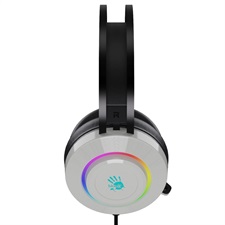 A4tech Bloody G521 White RGB Virtual 7.1 Surround Sound Gaming Headphone