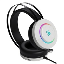 A4tech Bloody G521 White RGB Virtual 7.1 Surround Sound Gaming Headphone