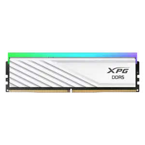 XPG Lancer Blade 64GB (2x32GB) DDR5 6000MHz RGB Desktop RAM – White (CL30-40-40)