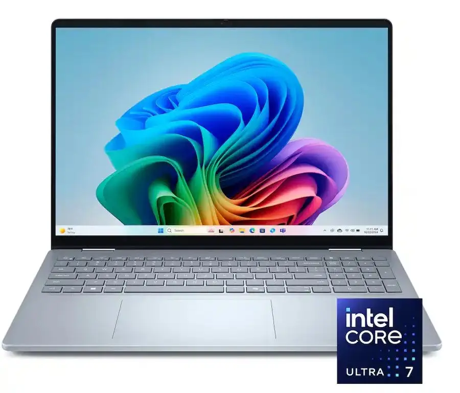 Dell 16 Plus DB06250 Copilot+ PC 2-in-1 Touchscreen Laptop Intel Core Ultra 7 256V, 16GB DDR5, 1TB SSD, Intel Arc Graphics, 16" Full HD+ 2K WVA 60Hz, Windows 11 Home, Ice Blue
