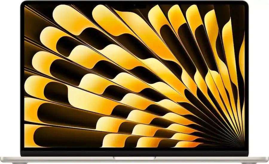 Apple Macbook Air 15" MDVD4 Apple M5 Chip, 10 core CPU & 10 core GPU, 16GB Memory, 512GB SSD, 15.3" Liquid Retina Display, mac OS, Starlight