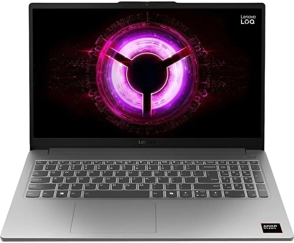 Lenovo LOQ 15ARP10E Gaming Laptop AMD Ryzen 5 7535HS, 16GB DDR5, 512GB SSD, NVIDIA RTX 3050 6GB Graphics, 15.6" FHD IPS 144Hz, Windows 11 Home, Luna Grey