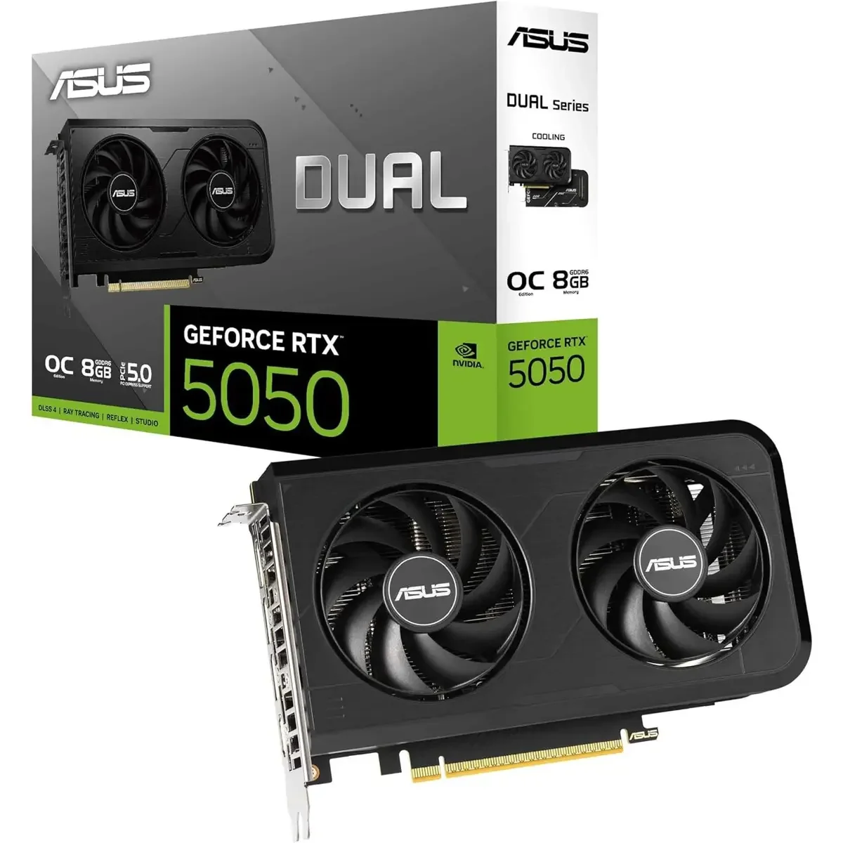 ASUS Dual RTX 5050 8GB GDDR6 OC Edition Graphics Card