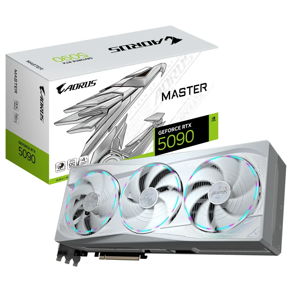 Gigabyte AORUS GeForce RTX 5090 Master Ice 32GB GDDR7 Graphics Card